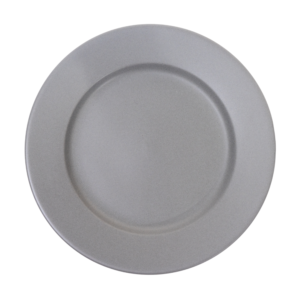 DE TERRA PLATE 11" l 28CM - LIGHT GREY - DON BELLINI # DB2410128