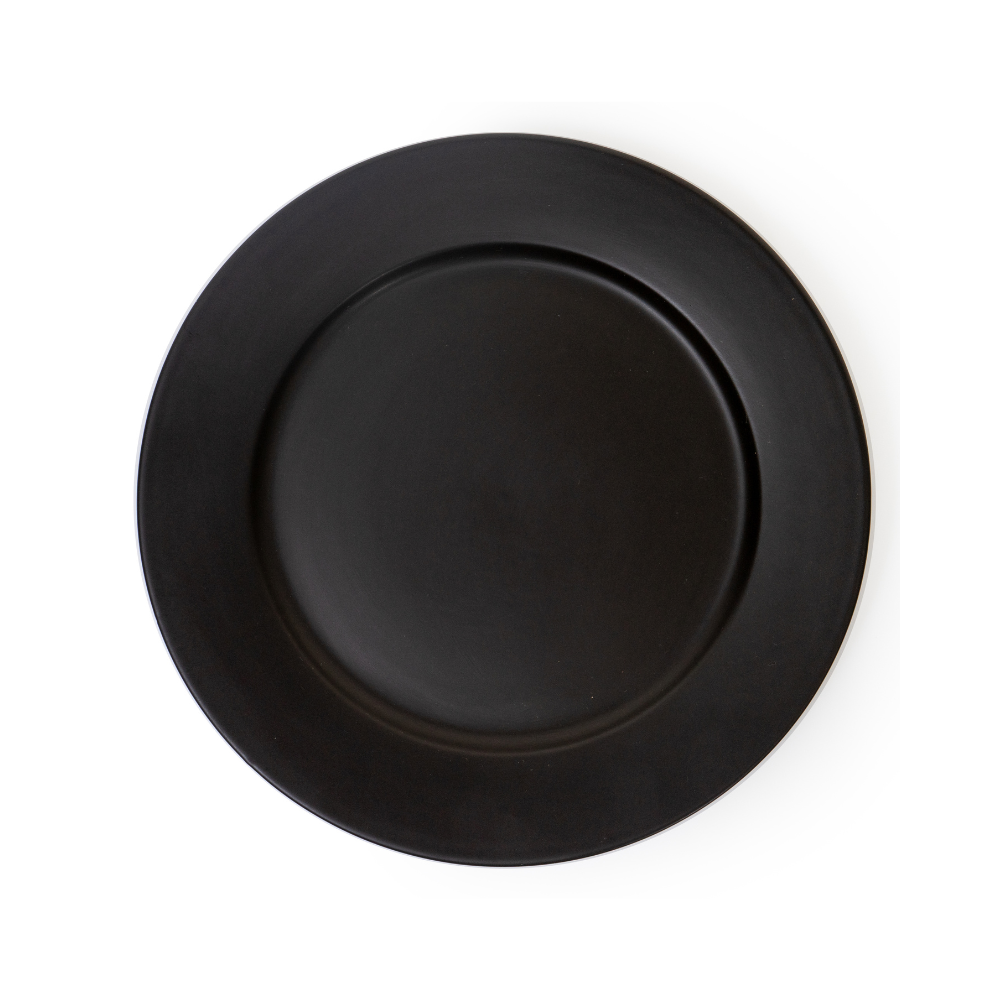 DE TERRA PLATE 10" l 25CM - MATT BLACK - DON BELLINI # DB2110125