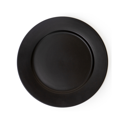 DE TERRA PLATE 10" l 25CM - MATT BLACK - DON BELLINI # DB2110125