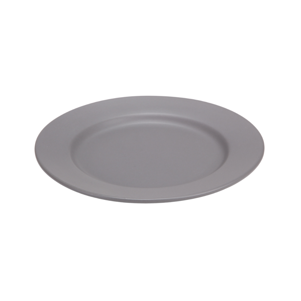 DE TERRA PLATE 10" l 25CM - LIGHT GREY - DON BELLINI # DB2410125