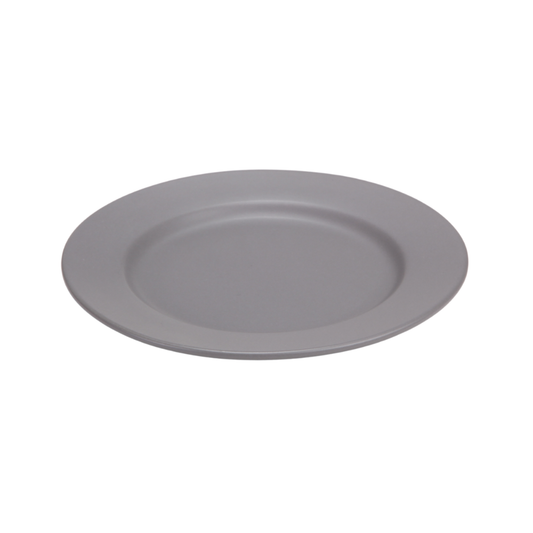 DE TERRA PLATE 10" l 25CM - LIGHT GREY - DON BELLINI # DB2410125