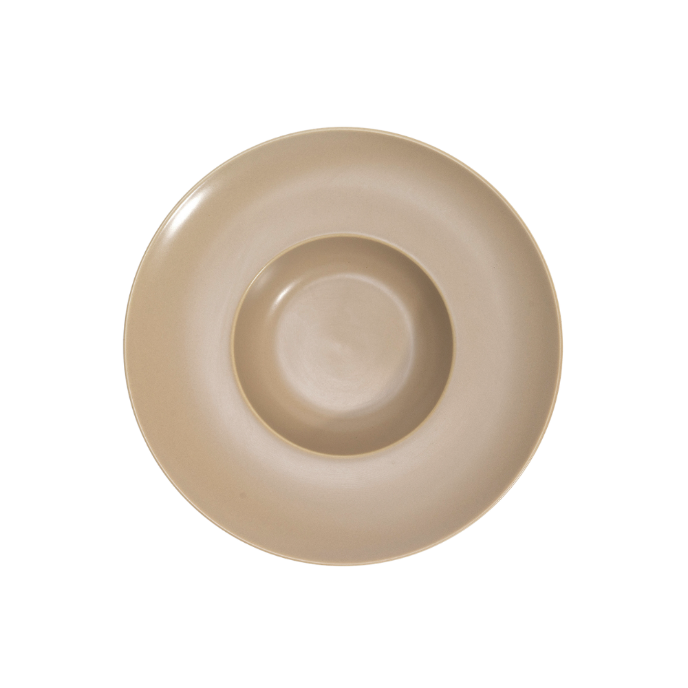 DE TERRA PASTA PLATE 9.25" l 24 CM - SANDY KHAKI - DON BELLINI # DB2210524