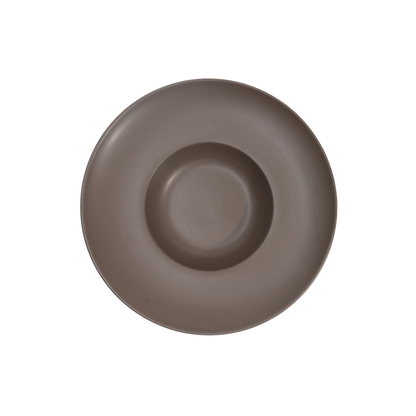 DE TERRA PASTA PLATE 9.25" l 24 CM - DARK BROWN - DON BELLINI # DB2310524