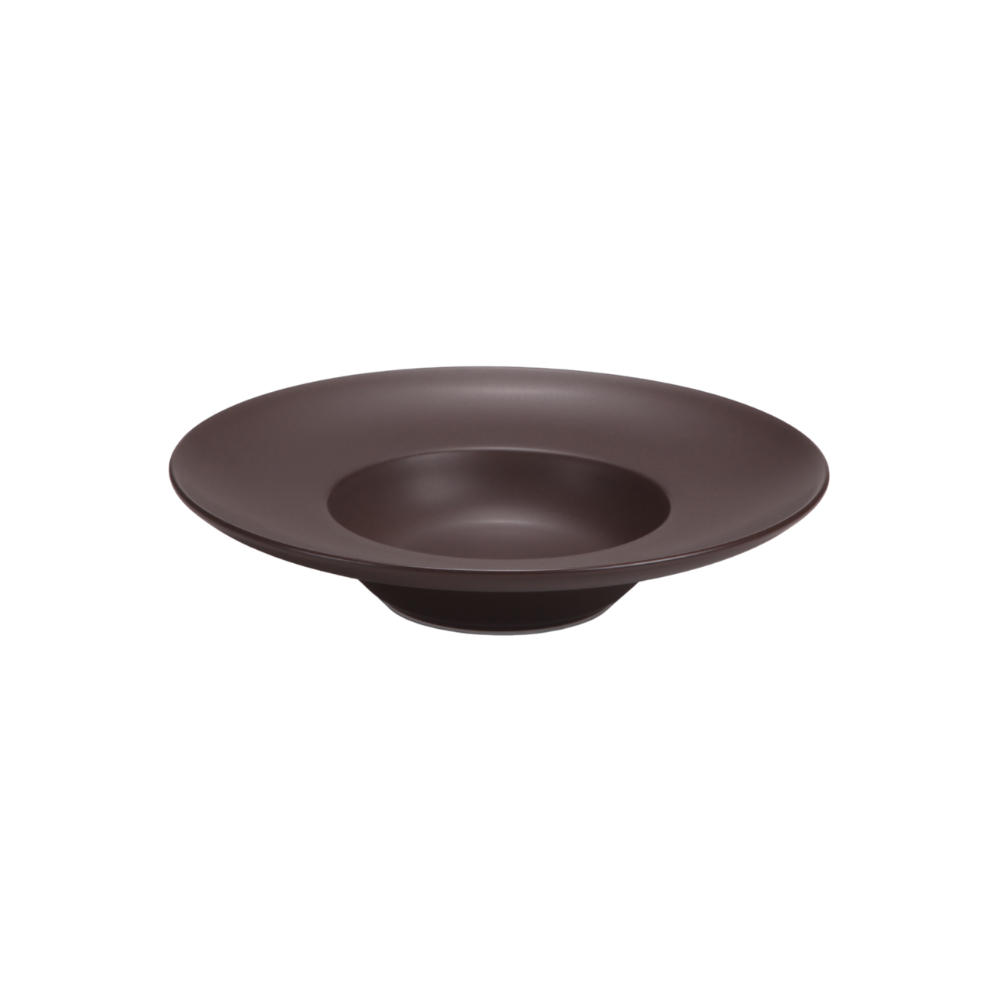 DE TERRA PASTA PLATE 9.25" l 24 CM - DARK BROWN - DON BELLINI # DB2310524