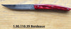 11CM French Le Thiers Classic Steak Knife RED BURGUNDY Handle