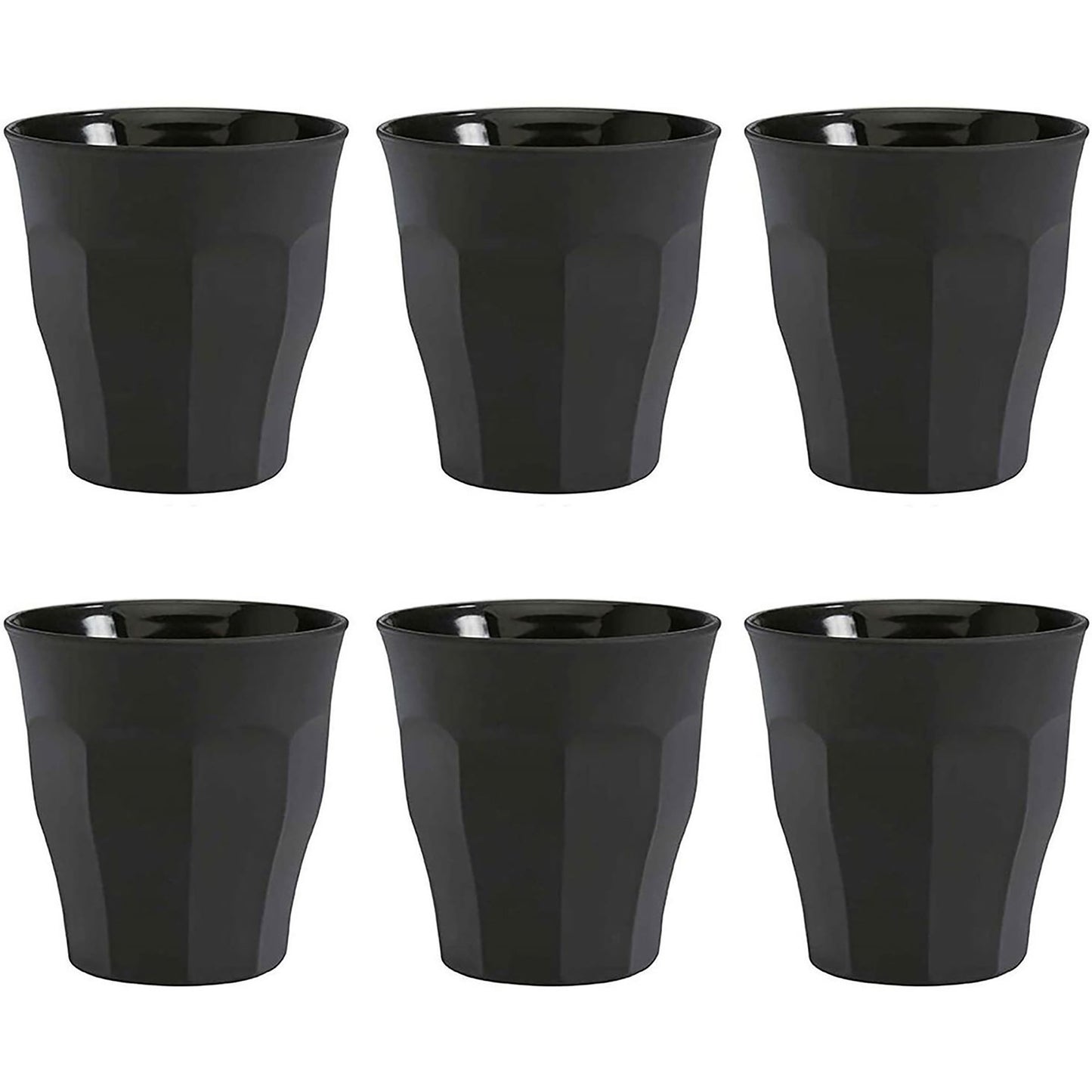 PICARDIE SOFT TOUCH TUMBLER BLACK 250ML - DURALEX #1027SR06A11SH
