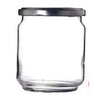 500ML VINTAGE CONTAINER W/METAL LID - LIBBEY # 1028