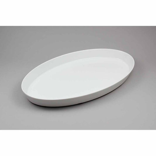 FLOATING 13'' OVAL PLATTER - IVORY - EFAY # 111717IV