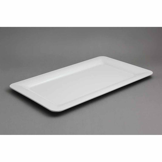 GN NO.1 1/1 WIDE RIM PLATTER - IVORY - EFAY # 120421IV