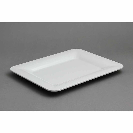 GN NO.1 1/2 WIDE RIM PLATTER - IVORY - EFAY # 120513IV