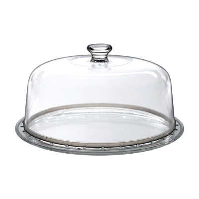 CAKE PLATE EXCALIBUR + DOME - BORGONOVO # 13210147