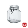 GLASS JAR 1.7L  (2 Pieces)