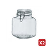 GLASS JAR 2L  (2 Pieces)