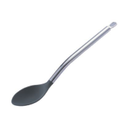 不銹鋼手柄塑膠湯匙 - 銀色 - 廚具 # 184184