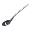 PLASTIC SPOON WITH STAINLESS STEEL HANDLE - SILVER - KITCHENWARE # 185184