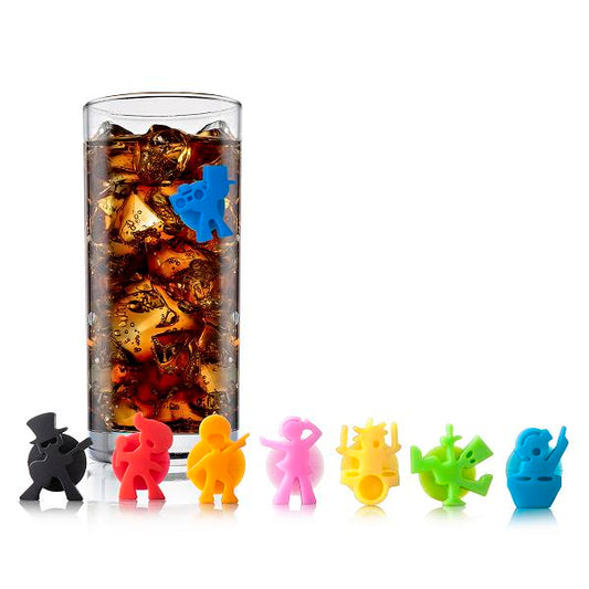 GLASS MARKERS MUSIC GENERATIONS SET OF 8 - ASSORTED - VACU VIN # 1886561