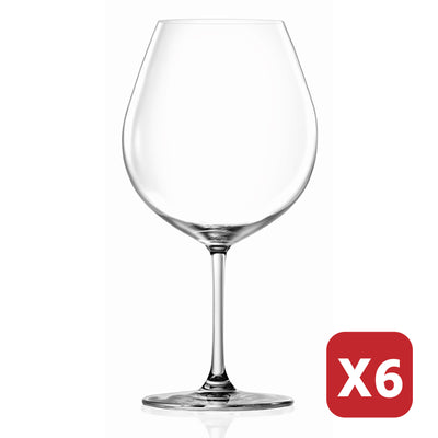 BANGKOK BLISS BURGUNDY GLASS 750ML (6 PIECES)