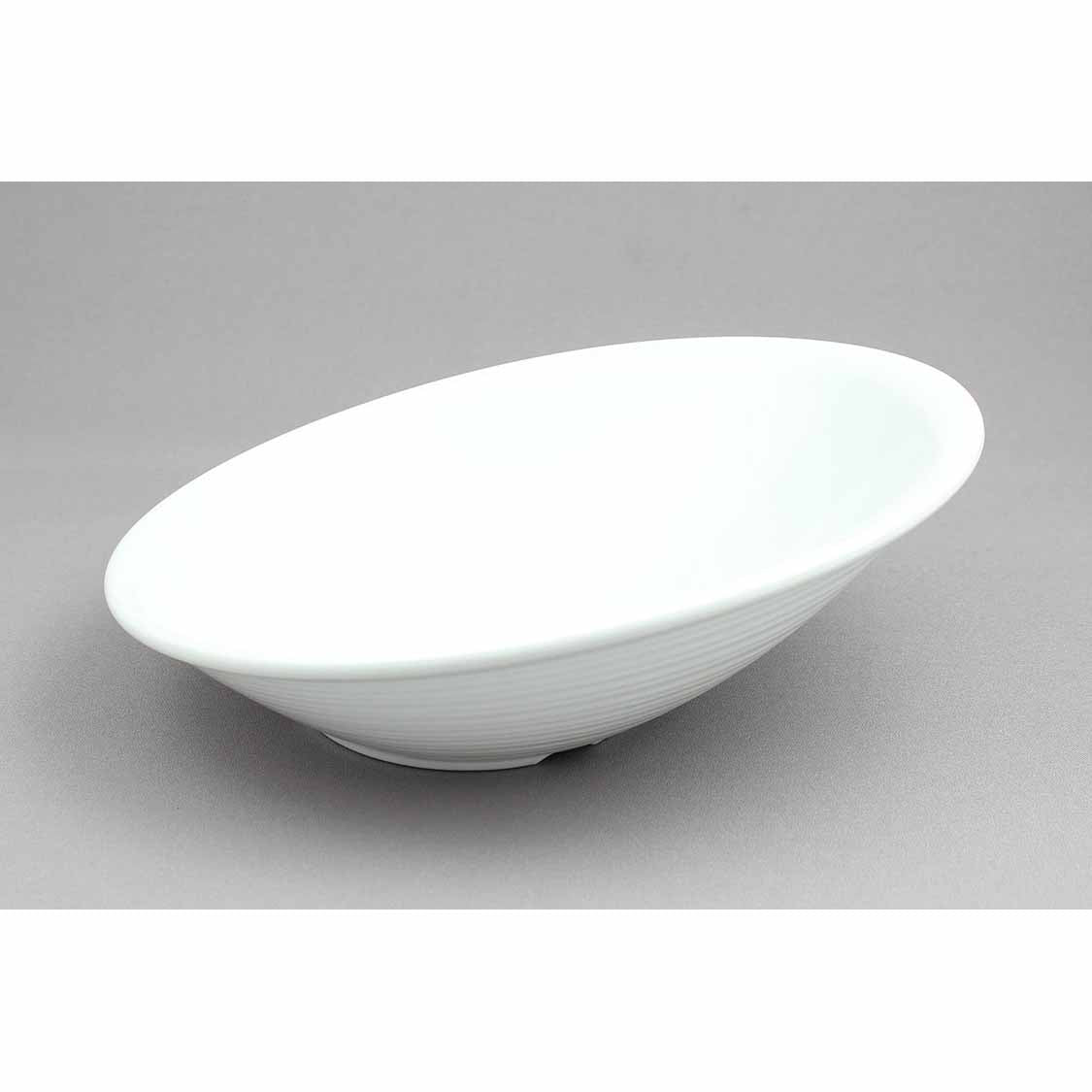 SPIN 11" ELLIPS BOWL - IVORY - EFAY # 200511