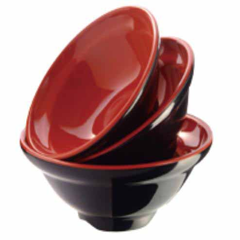 BR 4" SHERO BOWL - BLACK - EFAY # 203104RDBK