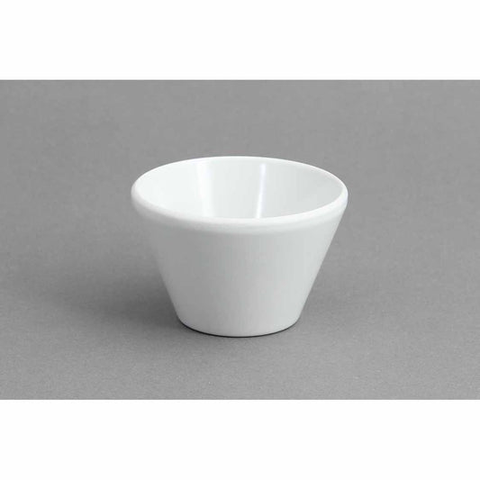 VELOCITY 4" V SHAPE BOWL - IVORY - EFAY # 207204