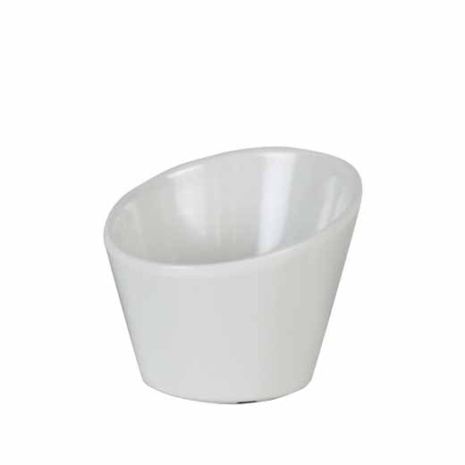 VELOCITY 4.3" SLANTED BOWL - IVORY - EFAY # 207305