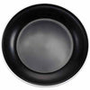 ENAMEL 10.5" ROUND DINNER PLATE - BLACK - EFAY # 2206113