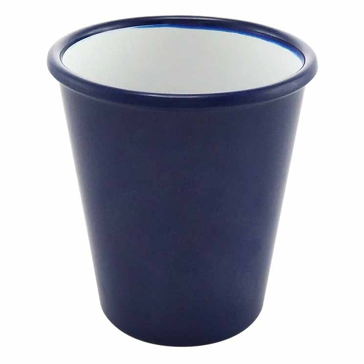 ENAMEL LOOK 3" TUMBLER - NAVY BLUE - EFAY # 2210031