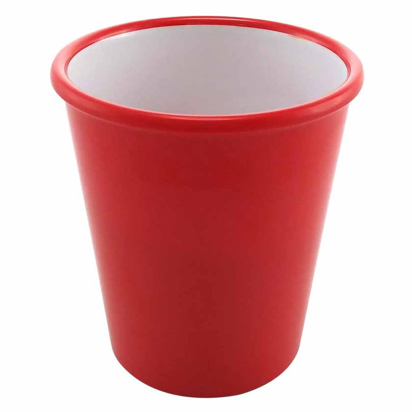 ENAMEL LOOK 3" TUMBLER - RED - EFAY # 2210034