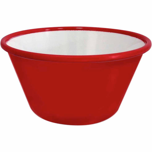 ENAMEL LOOK 2OZ RAMEKIN - RED - EFAY # 2211024