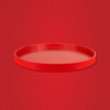 27cm 圓形紅色新年攢盒