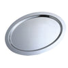 STAINLESS STEEL OVAL SPECULAR BASIN WITHOUT LUGS - SILVER - KITCHENWARE # 300122