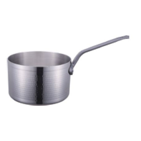 高身三層鋼製錘紋醬汁鍋 - 銀色 - 廚具 # 329102