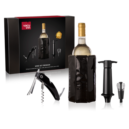 WINE SET PREMIUM (4 PCS) GIFT BOX - VACU VIN  #3890460