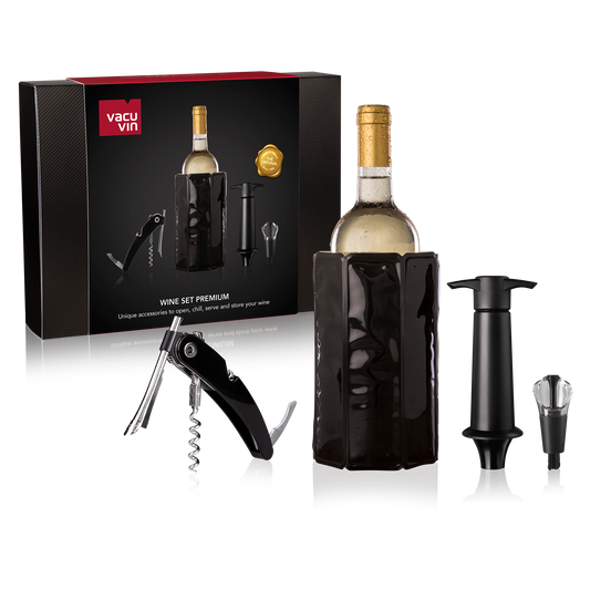 WINE SET PREMIUM (4 PCS) GIFT BOX - VACU VIN  #3890460