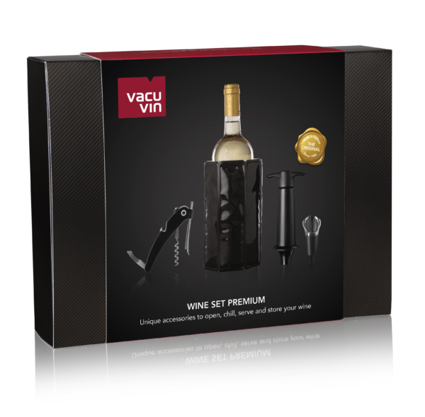 WINE SET PREMIUM (4 PCS) GIFT BOX - VACU VIN  #3890460