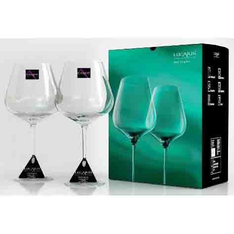 HONG KONG HIP BURGUNDY SET OF 2 - LUCARIS # 3LS04BG3202G0000