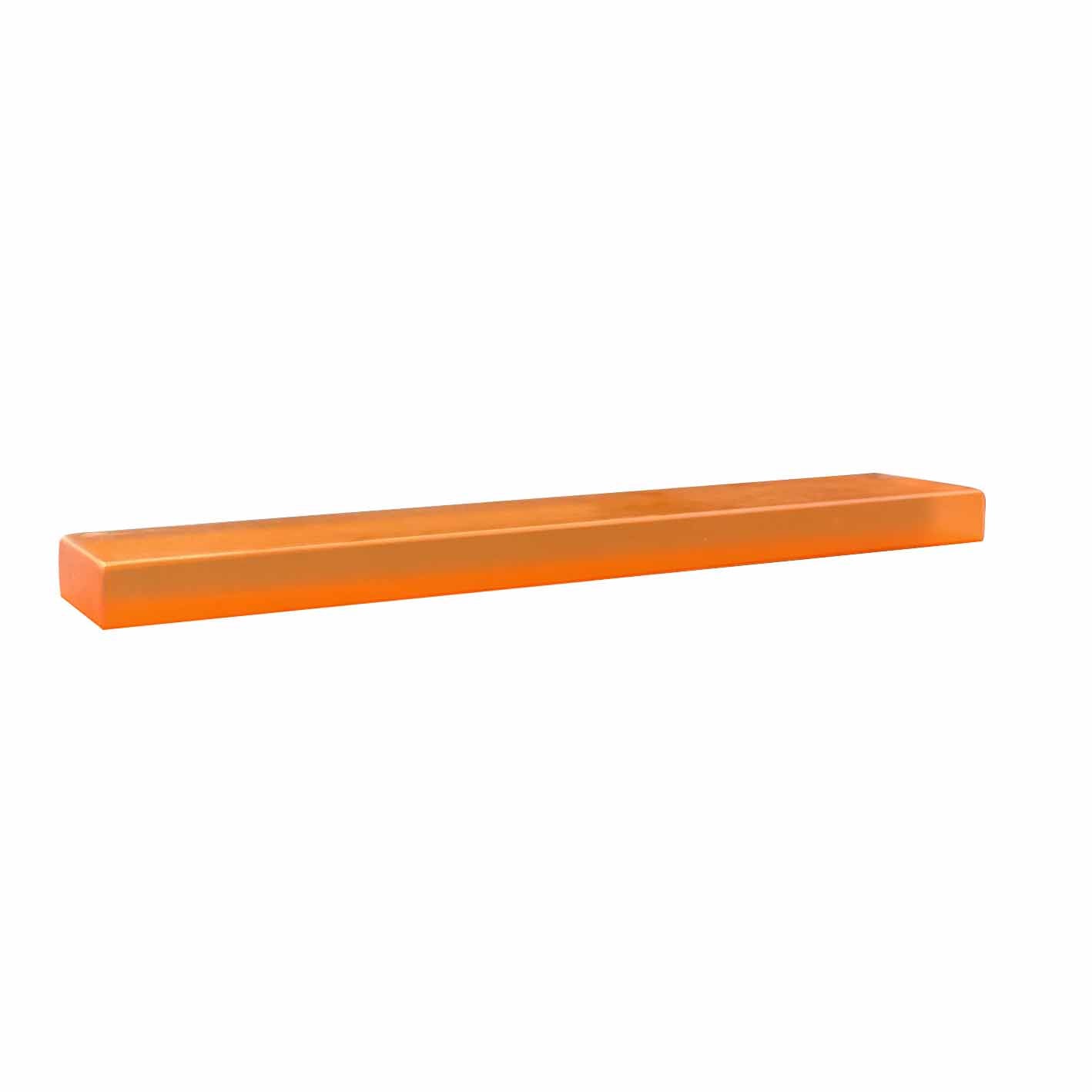 CRYSTAL PASTRY RECTANGULAR TRAY - ORANGE - EFAY # 408212OR