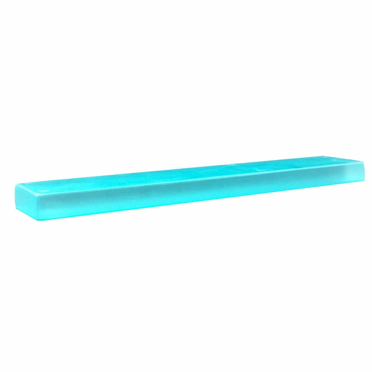 CRYSTAL PASTRY RECTANGULAR TRAY - TURQUOISE - EFAY # 408212TU