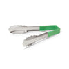 ONE PIECE COLOR CODED KOOL TOUCH HANDLE UTILITY TONG - GREEN - VOLLRATH # 4780670