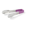 ONE PIECE COLOR CODED KOOL TOUCH HANDLE UTILITY TONG - PURPLE - VOLLRATH # 4780680