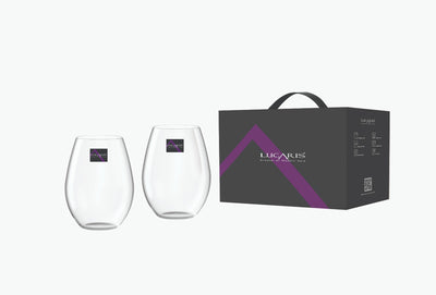 620ML LAVISH STEMLESS WINE GLASS (SET OF 4 BOX GIFT SET)