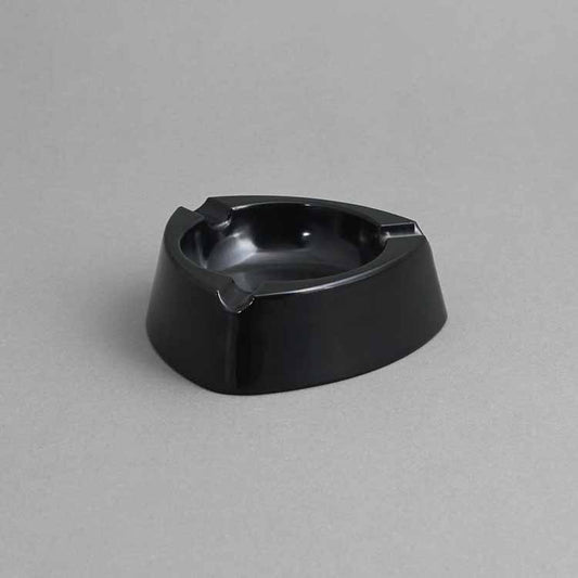 4.5" SMALL BAR ASHTRAY - BLACK - EFAY # 503505BK