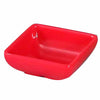 3'' SQUARE SAUCE DISH - CUTIE RED - EFAY # 504003CR