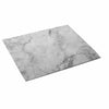 MARBLE 1/1 FOOTED PLATTER - WHITE CARRARA - EFAY # 5332FPW9