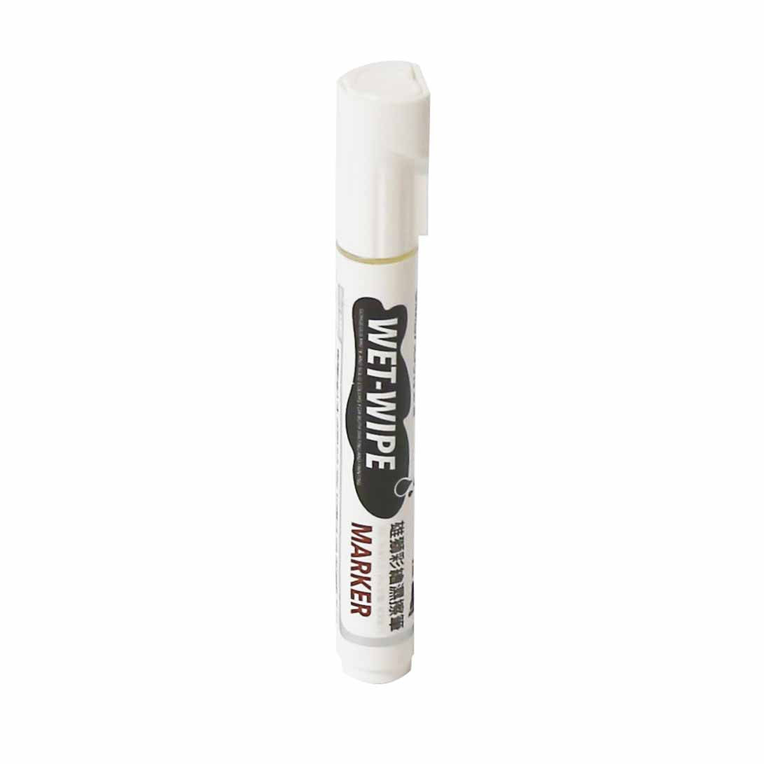 2.0MM WET - WIPE MARKER - WHITE - EFAY # 590202WH