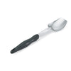 STAINLESS STEEL BASTING 3 SIDED SOLID SPOONS WITH ERGO GRIP HANDLE - BLACK - VOLLRATH # 64136