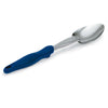STAINLESS STEEL BASTING SOLID SPOONS WITH ERGO GRIP HANDLE - BLUE - VOLLRATH # 6414030