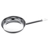 STANLESS STEEL FRYING PAN WITH COMPOUND BOTTOM (SINGLE HANDLE) - SILVER - KITCHENWARE # 699101