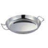 STANLESS STEEL FRYING PAN WITH COMPOUND BOTTOM (DOUBLE LUGS) - SILVER - KITCHENWARE # 708101