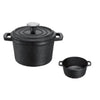 CAST IRON MINI ROUND PAN - BLACK - KITCHENWARE # 711107